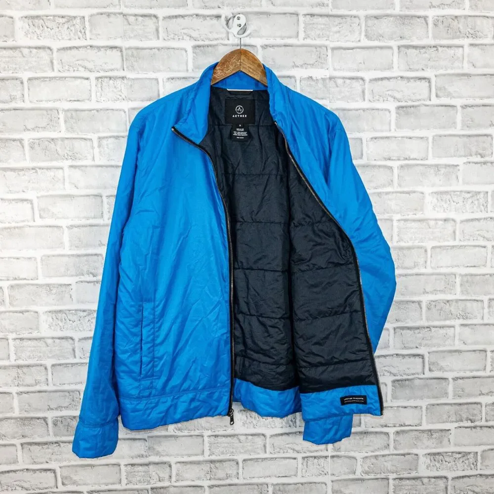 AETHER Packable Shelter Jacket insulated quilted blue 3 / Large